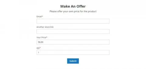 make an offer form