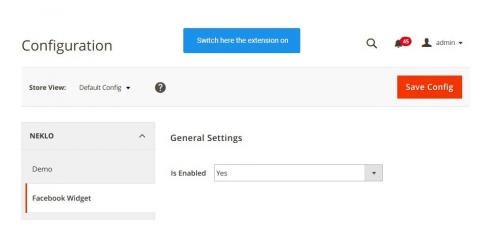 Main settings Adjusting Storefront Properties