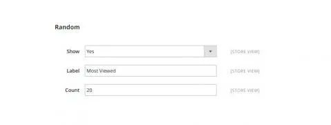 customers see the best options random products tab