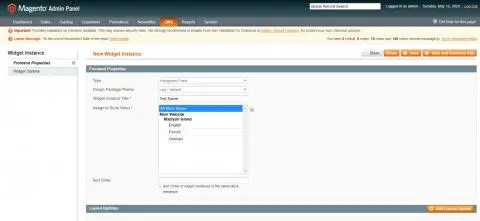 Configure Frontend properties Configure Frontend properties