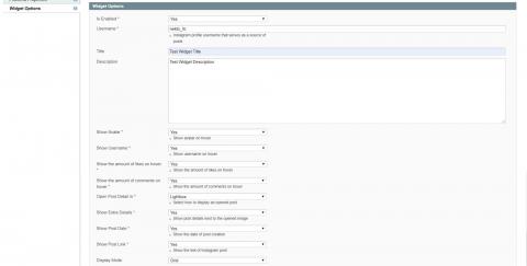 Configure Flexible Widget Settings Configure Flexible Widget Settings