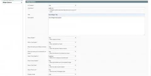 Configure Flexible Widget Settings Configure Flexible Widget Settings