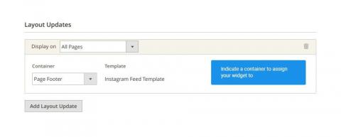 Layout Update Set a particular Layout Update for the widget