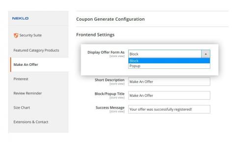 Generate your own custom coupons with your rules