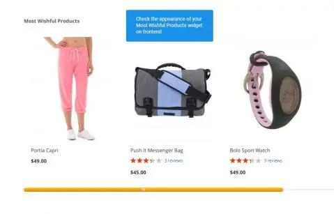 View the appearance of your widget on the website