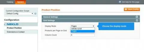 Show and edit the order of products Show and edit the order of your products in two modes