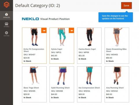 Regulable number of columns and rows