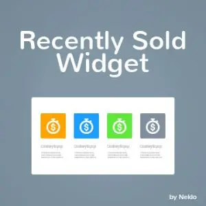 Recently Sold Widget