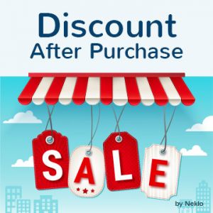 Discount After Purchase