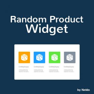 Random Product Widget